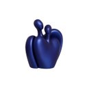 Ver imagem 6 de Escultura Romance Azul Royal de Cerâmica Enfeite de Mesa para Decoração de Sala