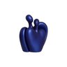 Escultura Romance Azul Royal de Cerâmica Enfeite de Mesa para Decoração de Sala - 6