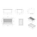 Ver imagem 4 de Tomada para Mesa e painel 4 modulo 20A e 3 Conector CAT5e Branco