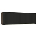 Ver imagem 1 de Armário Aéreo 100 Cm 1 Porta Basculante Rustic/preto Lux Madesa