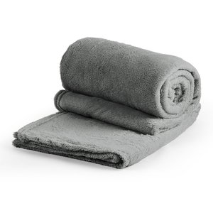 Cobertor Manta Casal Soft Microfibra, 180x220 Cm, Toque Macio, 180g/m² Quentinha Cores Variadas:cinz
