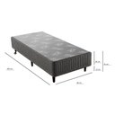 Ver imagem 4 de Base Box Solteirão (96x203x41) Multimóveis CR460B Cinza