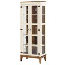 Ver imagem 1 de Cristaleira Bia 2 Portas Cor Off White com Amendoa 180 Cm - 62925