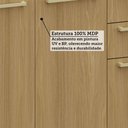Ver imagem 6 de Balcão de Cozinha para Pia 120cm 2 Portas e 3 Gavetas sem Tampo Elegance Luciane Móveis