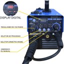 Ver imagem 3 de Inversora Multiarc 148 Multiprocesso com 145a Solda Mig, Tig e Eletrodo 220v