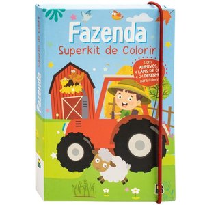 Livro Superkit de Colorir - Todolivro - Fazenda