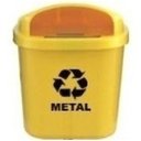 Ver imagem 3 de Cesto Individual Coleta Seletiva 40 L Para Poste Ou Parede:Cinza