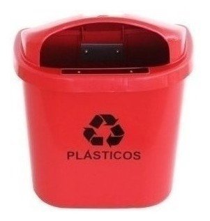 Cesto Individual Coleta Seletiva 40 L Para Poste Ou Parede:Cinza - 1