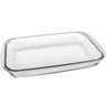 Assadeira Refratária Retangular 2,2l Marinex em Vidro Temperado Transparente - 1
