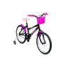 Bicicleta Aro 20 Infantil Mtb Girl com Roda Lateral - Preto - 2