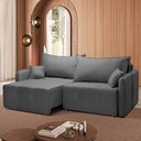 Ver imagem 2 de Sofá Fontana Retrátil Reclinável Linho 200cm Star Confort