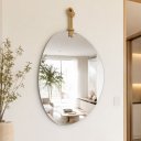 Ver imagem 1 de Espelho Decorativo Tie Alça Sisal 45x60 Orgânico Natural
