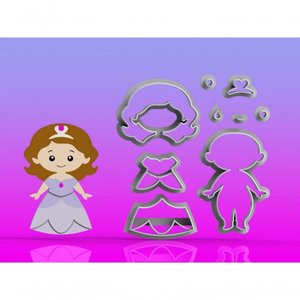 Cortador Princesa Sofia Modular Tamanho 10 Cm