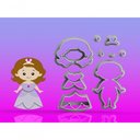 Ver imagem 1 de Cortador Princesa Sofia Modular Tamanho 10 Cm