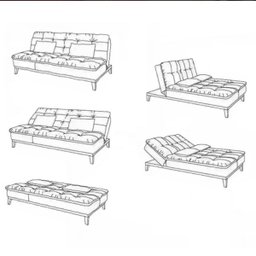 Catraca para Sofa Cama 3 Estágios 20 Pares - M. Munhoz - 7
