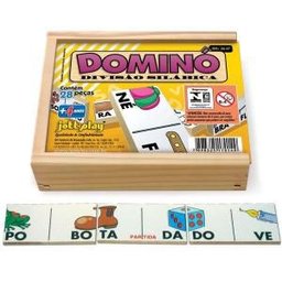 DOMINÓ DIVISÃO SILÁBICA - 28 PEÇAS - 1