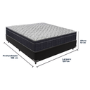 Ver imagem 3 de Cama Box Preto e Colchão Airtech 150 Espuma D45 Viúvo Ortobom
