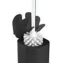 Ver imagem 5 de Suporte Escova Sanitária com Tampa para Banheiro Lavabo Polipropileno Dual OU Preto