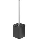 Ver imagem 1 de Suporte Escova Sanitária com Tampa para Banheiro Lavabo Polipropileno Dual OU Preto