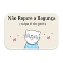 Ver imagem 2 de Tapete Decorativo Emborrachado Não Repare a Bagunça - 60x40 cm