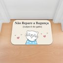 Ver imagem 1 de Tapete Decorativo Emborrachado Não Repare a Bagunça - 60x40 cm