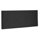 Ver imagem 1 de Cabeceira Painel Estofada Cama Box Casal Aquilla 140cm Suede Preto - Desk Design