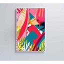 Ver imagem 1 de Quadro Pintura Aquarela Tropical 3 60x40 Cm Adesivo