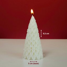 Vela Árvore de Natal Folhas para Presente - 2