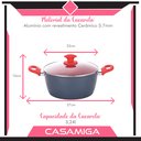 Ver imagem 6 de Kit 2 Caçarolas Indução Cerâmica 3,7mm 22cm Onix