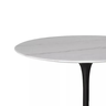 Mesa de Jantar Tulipa Saarinen Redonda 150 Cm Mármore Branco Extra Linn Design Mesa de Jantar Tulipa - 2
