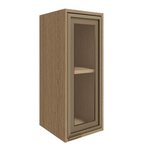 Balcão Aéreo de Cozinha Modulada 01 Porta de Vidro 20cm