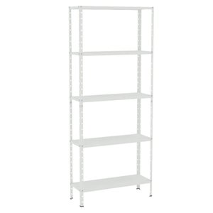 Estante Aço 5 Prateleiras Eaf014 Branco