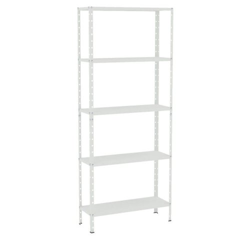 Estante Aço 5 Prateleiras Eaf014 Branco