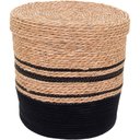 Ver imagem 6 de Cesta Fibra Preto 3pç com Tampa