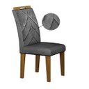 Ver imagem 2 de Cadeira para Mesa de Jantar 2 Unidades Larissa Madeira -  Leifer