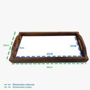 Ver imagem 4 de Bandeja Café da Manhã Grande com 2 Azulejos Azulejo G3