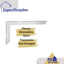 Ver imagem 3 de Kit 6 Suporte Mão Francesa Reforçada 60cm Preto