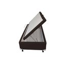 Ver imagem 6 de Cama Box Baú Universal Viúva Courano Brown New (128x188x35) - Castor