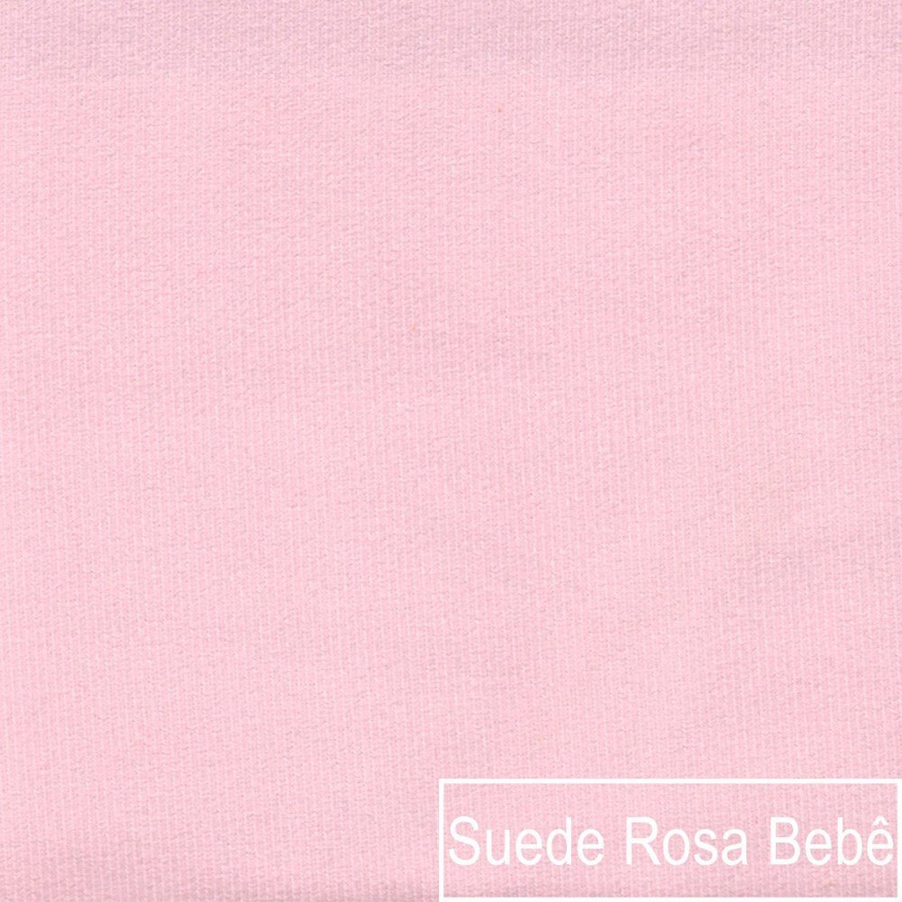 Kit Cabeceira e Calçadeira Baú Queen Everest P02 160 Cm para Cama Box Suede Rosa Bebê - Amarena - 8