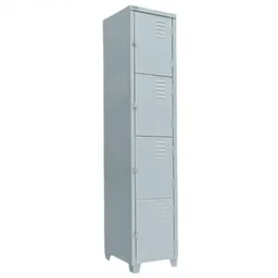 Armário Roupeiro de Aço Vestiário Academia 4 Portas Locker - 1