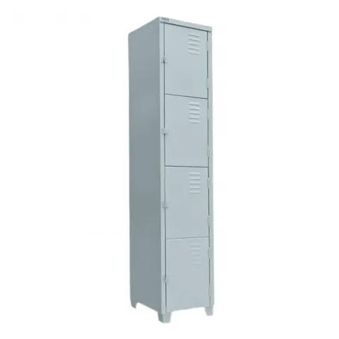 Armário Roupeiro de Aço Vestiário Academia 4 Portas Locker
