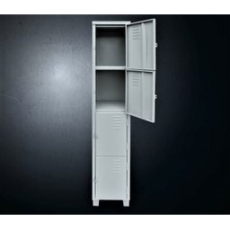 Armário Roupeiro de Aço Vestiário Academia 4 Portas Locker - 3