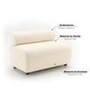 Ver imagem 4 de Sofá Namoradeira e KIT2 Poltronas para Sala Nara Bouclê Ted D03 - D'Rossi