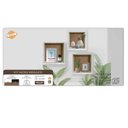 Ver imagem 3 de Kit c/ 3 Nichos Decorativos Mosaico Kit Nb Mosaico:Branco