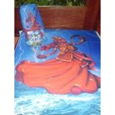 Ver imagem 3 de Toalha Esoterica Orixa Iansã Mar Trono Lei Baralho Orixás