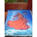 Ver imagem 4 de Toalha Esoterica Orixa Iansã Mar Trono Lei Baralho Orixás