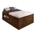 Ver imagem 3 de Cama Casal Box Sapateira Tien Design MDP Malbec Framar 144cm