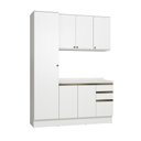 Ver imagem 2 de Armário de Cozinha Compacta 100% Mdf 170cm Branco Celeste Kappesberg