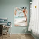Ver imagem 1 de Quadro Decorativo Praia Soft-70x50cm:moldura Branca