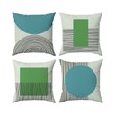 Ver imagem 1 de Kit Capas Almofadas Decorativas Geométrica 45x45 - ID Decor
